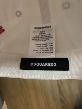 Gorra Dsquared2 Icon Blanca Multicolor
