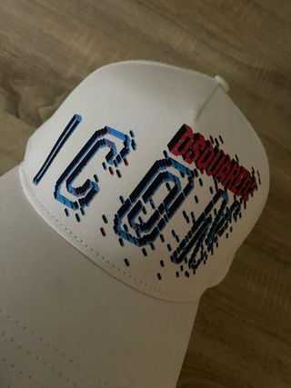 Gorra Dsquared2 Icon Blanca Multicolor