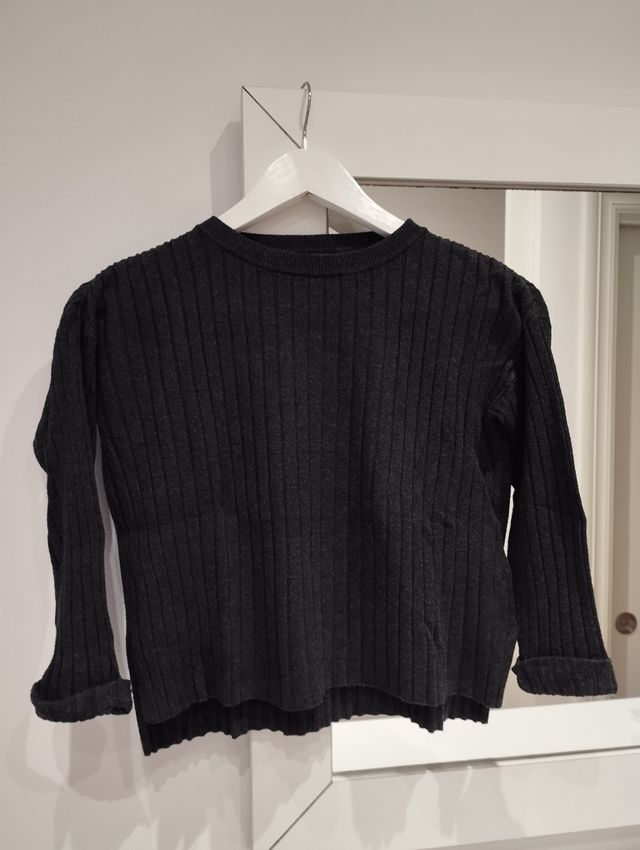 Jersey niña Zara gris