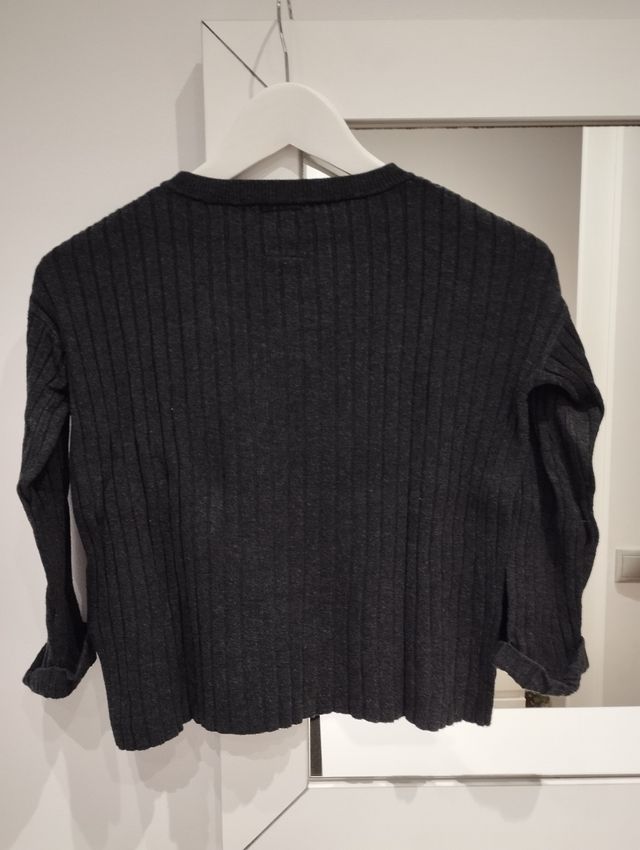Jersey niña Zara gris