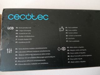 Báscula Cocina Cecotec Cook Control 10100