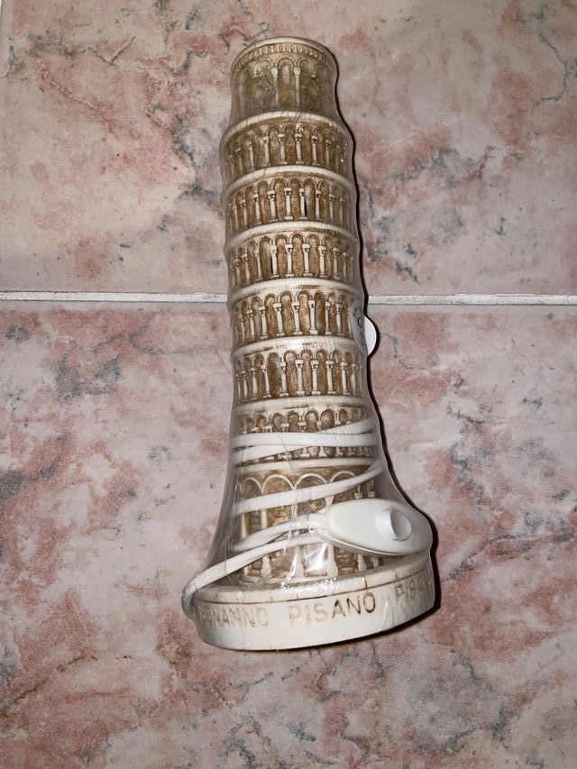 Lampada Torre di Pisa in ceramica