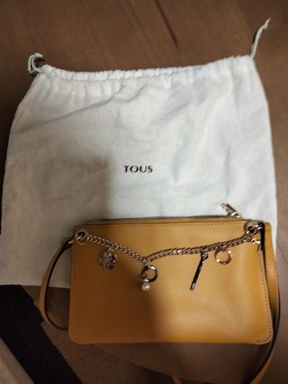 Bolso Tous New Liz Pendants Mostaza