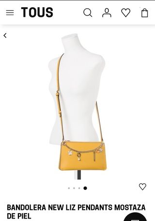 Bolso Tous New Liz Pendants Mostaza
