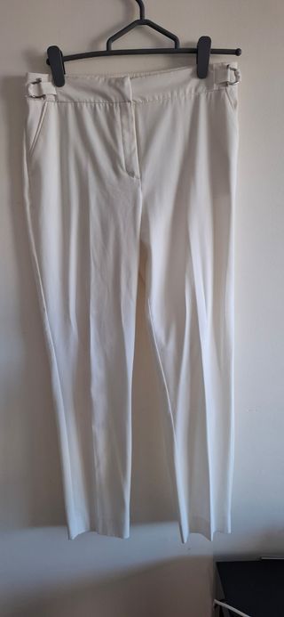 Pantalón Mango Blanco. 