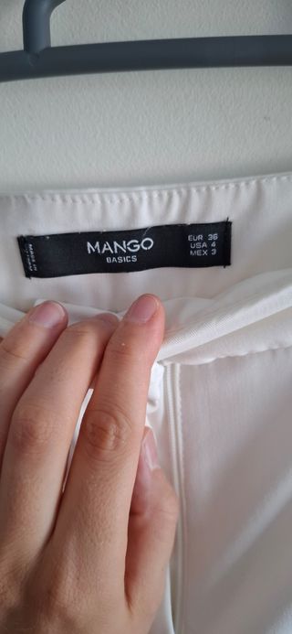 Pantalón Mango Blanco. 