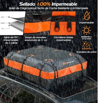 Bolsa/Baca de Techo Impermeable 600L