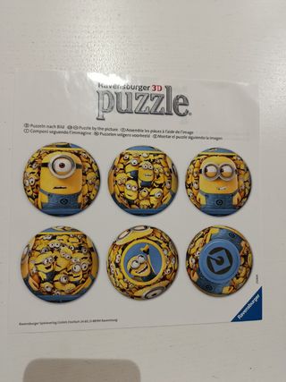 "Puzzle" 3D Ravensburger Minions Làmpada Nocturna