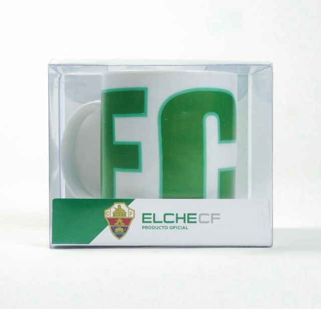 Taza Oficial Elche CF Nueva en su caja original