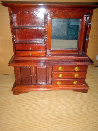 Muebles Miniatura Casa Muñecas Madera Vintage