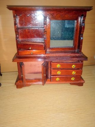 Muebles Miniatura Casa Muñecas Madera Vintage