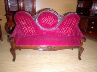 Muebles Miniatura Casa Muñecas Madera Vintage