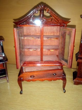 Muebles Miniatura Casa Muñecas Madera Vintage