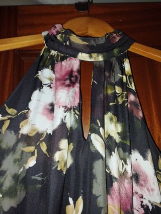 Vestido largo floral para eventos