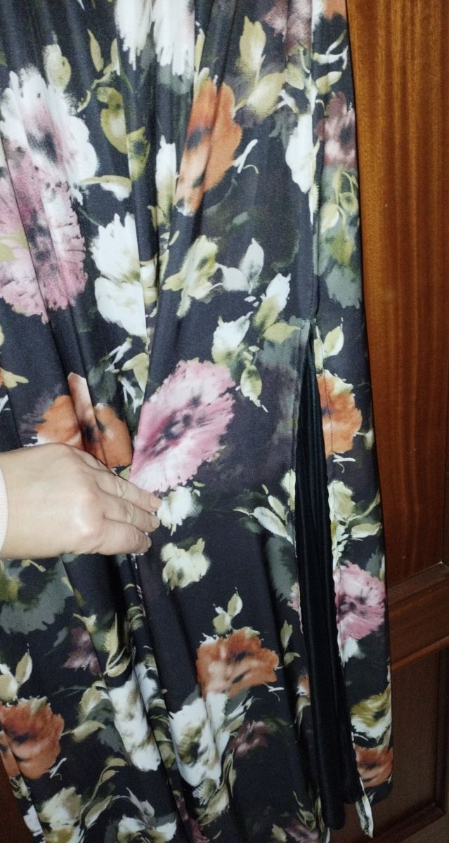 Vestido largo floral para eventos