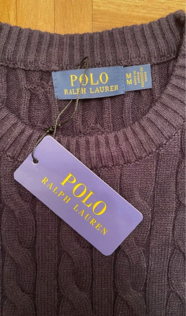 Polo Ralph Lauren Suéter azul marino