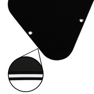Golpeador guitarra Les Paul negro + ángulo