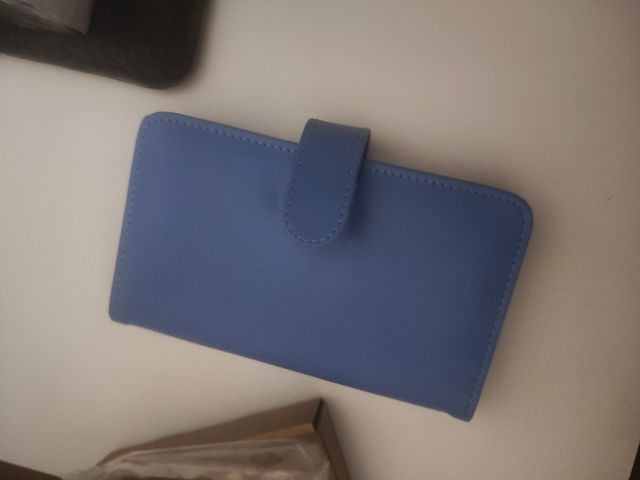 Álbum azul con cierre