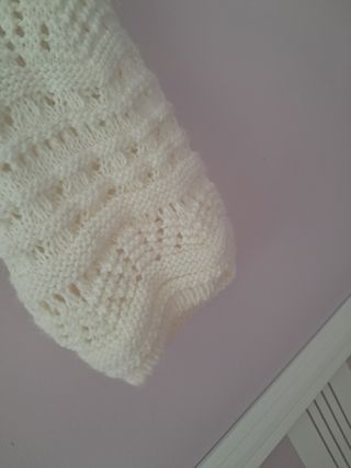 Jersey Zara Beige/Blanco Talla M