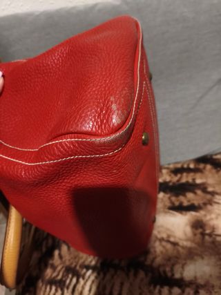 Bolso Carolina Herrera Rojo Piel
