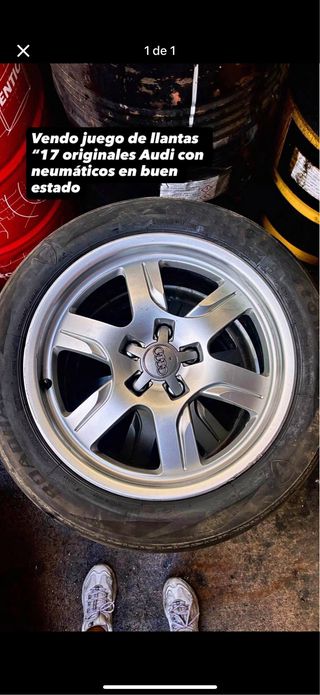 Llantas Audi 17 con neumáticos
