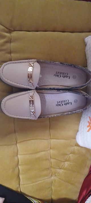 Zapatos planos Lady Chic Confort talla 40