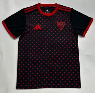 Conjunto Camiseta y Short Fútbol Adidas Negro Rojo