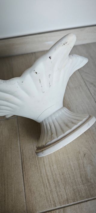 Alzata Gesso Shabby Chic Conchiglia