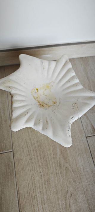 Alzata Gesso Shabby Chic Conchiglia