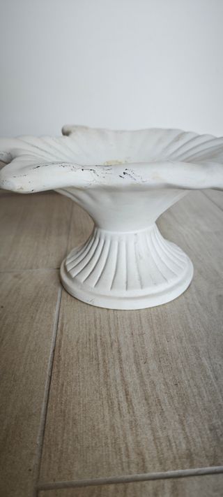 Alzata Gesso Shabby Chic Conchiglia