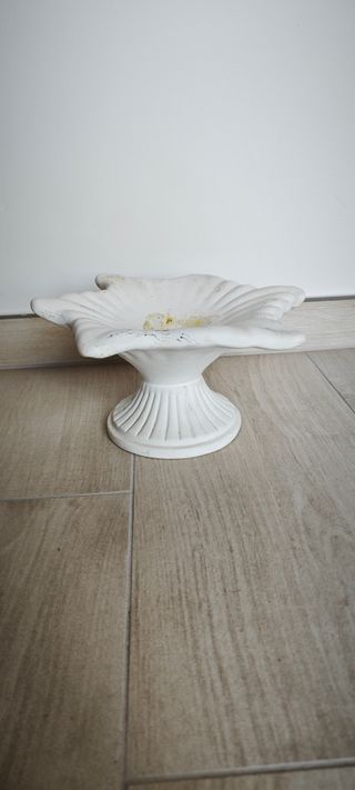 Alzata Gesso Shabby Chic Conchiglia