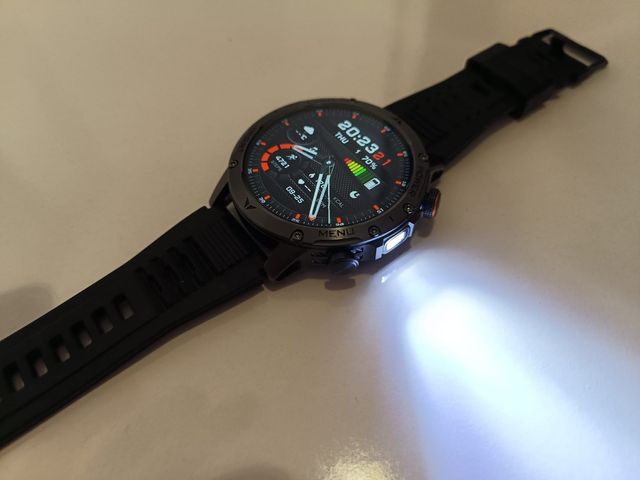 Reloj Inteligente Deportivo Negro + correa acero