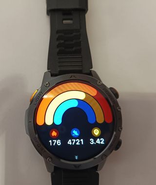 Reloj Inteligente Deportivo Negro + correa acero