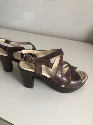 Sandalias de piel mujer
