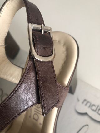 Sandalias de piel mujer