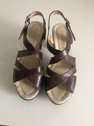 Sandalias de piel mujer