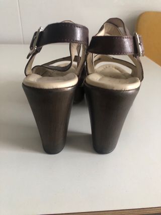 Sandalias de piel mujer