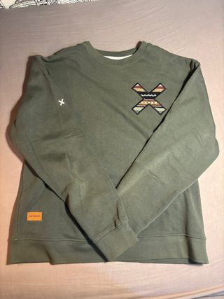 Sudadera Blue Banana Verde Talla M