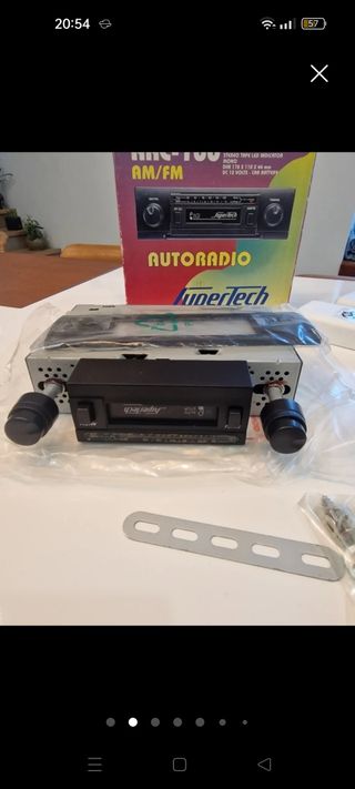 Radio cassette de coche vintage, Supertech