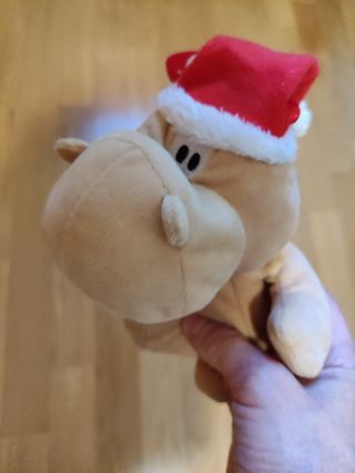 Peluche Ippo con Cappello Babbo Natale
