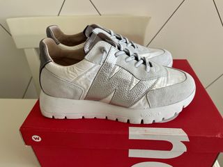 Wonders N36 Zapatillas Plata/Blanco