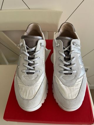 Wonders N36 Zapatillas Plata/Blanco