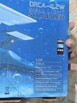 Luz exterior EPISTAR à prova de água com comando