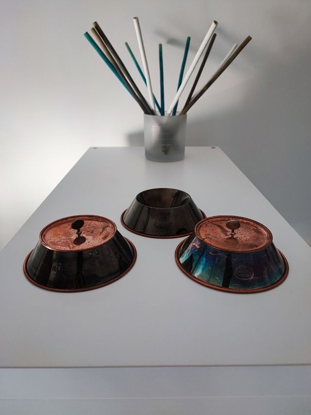 Trussardi ciotole rame set 3 pezzi