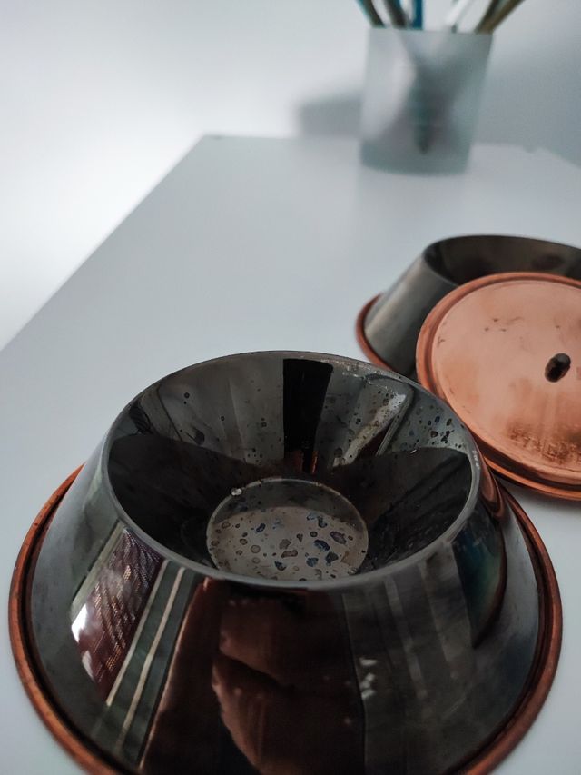 Trussardi ciotole rame set 3 pezzi