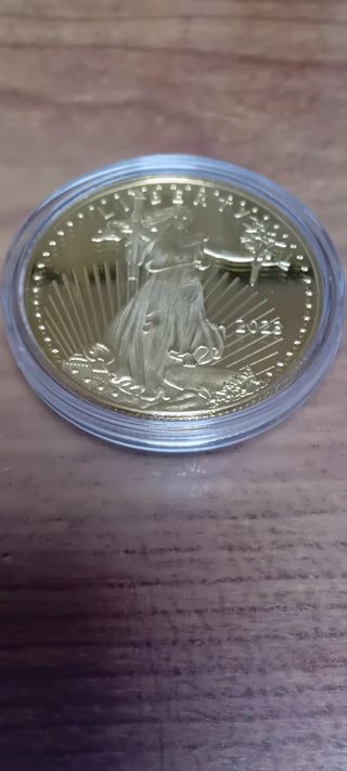 monete americane placcate 24 carati