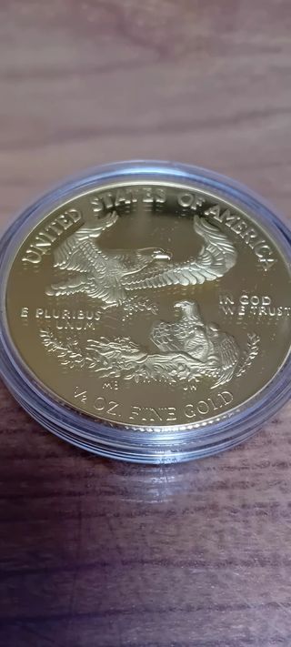 monete americane placcate 24 carati