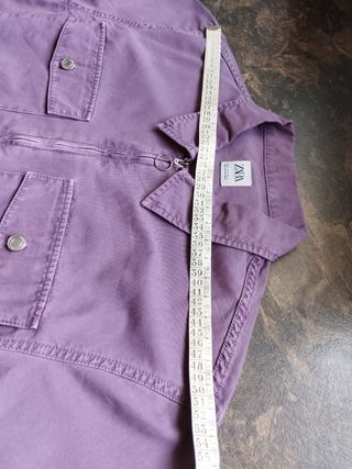 Cazadora unisex Zara Morada Nueva