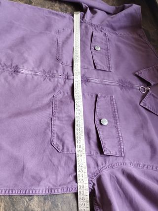 Cazadora unisex Zara Morada Nueva