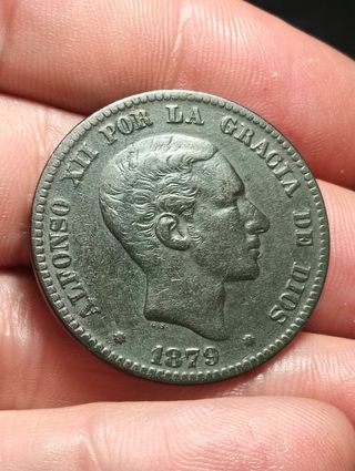 Moneda 10 céntimos Alfonso XII 1879